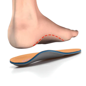 PCSsole pie plano de corrección de espolón en el pie de soporte para el arco del pie fascitis dolor en el talón, los hombres y las mujeres de la memoria de corrección de la plantilla de 106
