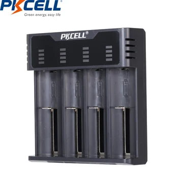 PKCELL Inteligente Cargador de batería de 1.2 v 3.7 v AA/AAA 18650 batería recargable de NIMH/NICD, cargador de Indicadores de carga rápida