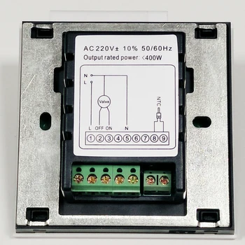 Pantalla táctil LCD de Calefacción por suelo Radiante Termostato Semana Programable Eléctrica de Agua del Radiador de la Caldera de Gas