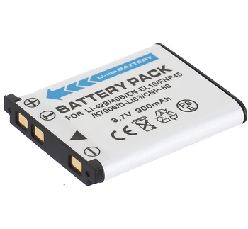 Para Casio NP-80, NP80, NP-82, NP82 Recargable batería Recargable de Litio-ion Battery Pack