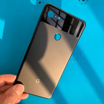 Para Google Pixel 3 XL Negro Original Trasera de Vidrio de Reemplazo para Google 3 XL Tapa de la Batería de la Vivienda Sustituir + Cinta Libre