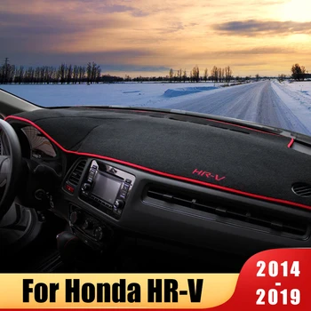 Para Honda HRV HR-V Vezel 2016 2017 2018 2019 Coche Cubierta del Panel Dash Mat Sombra del Sol de la Almohadilla de Alfombras ANti-UV Accesorios