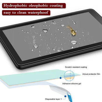 Para Huawei MediaPad T5 10 Tablet Ultra Clara De Cristal Templado Protector De Pantalla Anti Huellas Dactilares Proective Película