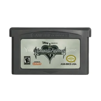 Para Nintendo GBA Video Juego de Cartucho de la Consola de la Tarjeta de Kingdom Hearts Chain Of Memories Idioma inglés Versión de EE.UU.