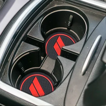 Para el Dodge Charger 2016 2017 2018 2019 antideslizante a prueba de Golpes de la Puerta de la Ranura de la Pad Mat Interior de Agua Titulares de la Copa del Anti-polvo Esteras