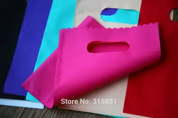 Pequeño y colorido de Plástico, Bolsas de Regalo,joyería, Bolsas de Embalaje, bolsas de Plástico 100pcs/lot