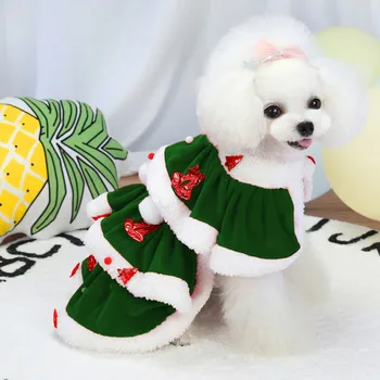 Perro Vestido De Navidad De Invierno Para Perros Ropa Para Mascotas De Navidad Traje De Cosplay Para Perro Chihuahua De Ropa De Perro Vestidos De Traje De La Mascota