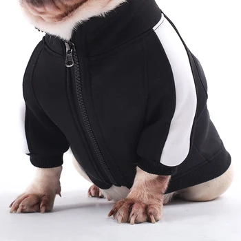 Perro de mascota Suéter para Perros Pequeños Chaqueta de Algodón para Bulldog francés de la Capa de Chihuahua Cachorrito Sudadera Traje PC1138