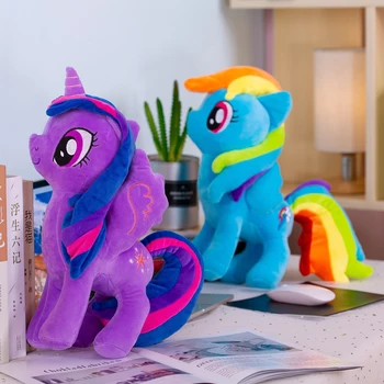Pony de peluche juguetes de Peluche 20cm pony para niños MLPony muñecos de peluche de Unicornio Pegaso lo explica brony