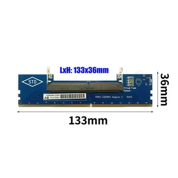 Portátil de Memoria RAM DDR4 De Escritorio Convertidor del Adaptador de Tarjeta de 260P A 288P Generación de la Memoria de la Tarjeta Vertical de Prueba de la Tarjeta Especial