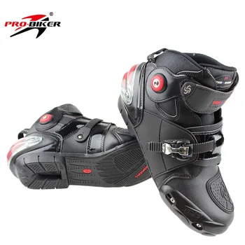 Profesional de moto botas de moto de carreras de motocross botas impermeables ciclista de proteger el tobillo moto zapatos A9003