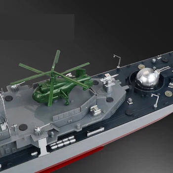 RC Barco de Guerra a Control Remoto Auténtica de la Marina Nave de Batalla Doble Hélice del Motor de Diseño Acuático, Lancha del Buque Naval de Juguete