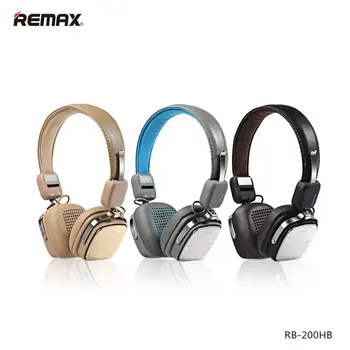 REMAX RB-200HB Inalámbrica Bluetooth4.1 salida de Auriculares Auricular Sport Studio HIFI Resonancia de Bajo Estéreo para Teléfonos iPhone y Android