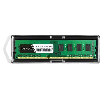 Rasalas DDR3 de 4GB 2Rx8 PC3-10600U 1333 mhz 1,5 V 240Pin No-Ecc DIMM PC de Escritorio RAM Totalmente Compatible con la Memoria