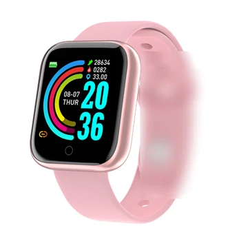Reloj inteligente Y68 Impermeable de Bluetooth Deportes SmartWatch de Fitness Tracker Monitor de Ritmo Cardíaco D20 Inteligente de pulsera para las Mujeres de los hombres