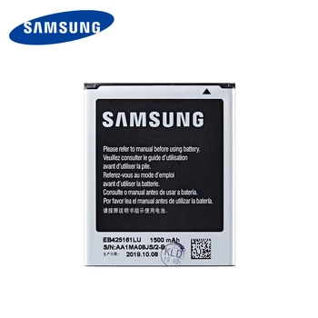 SAMSUNG Original EB425161LU batería de 1500mAh Para Samsung GT-S7562L S7560 S7566 S7568 S7572 S7580 i8190 I739 I8160 S7582 J105H