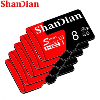 SHANDIAN Smast tarjeta sd de 128 gb 64 gb Smast sd de 32 gb de la Tarjeta Mini de 16gb Clase 10 para samrtphone y la mesa de la PC de la Original del de la Tarjeta de Memoria