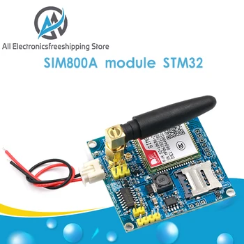 SIM800A Kit Inalámbrico de Módulo de Extensión de GSM GPRS STM32 de la Junta de la Antena de Prueba en todo el Mundo Almacenar más de 900A