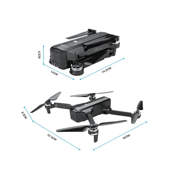 SJRC F11 GPS Drone 5G Wifi FPV Con 1080P de la Cámara 25mins Tiempo de Vuelo sin Escobillas Selfie Plegable Brazo RC Drone Quadcopter