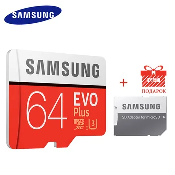 Samsung 32GB Micro SD de 64 gb tarjeta de Memoria de la Tarjeta de EVO Plus de 128 gb 256 GB Clase 10 TF Tarjeta de C10 SDHC/SDXC UHS-1 Sdcard Carta sd tarjeta