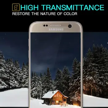 Samsung Galaxy S9 Más completo de oro 3D de pantalla de cristal templado Protector de