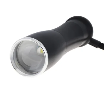 SerucityIng 1000 Lúmenes T6 LED de Luz Manual Telescópica Zoom Linterna de Apoyo 3 X AAA / Una Batería 18650 para el Montañismo