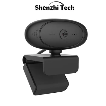 ShenzhiTech Webcam HD de 1080P de la Cámara Web con Micrófono Incorporado de la Cámara del Ordenador USB Plug & Play para la Enseñanza en Línea, Video Conferencia