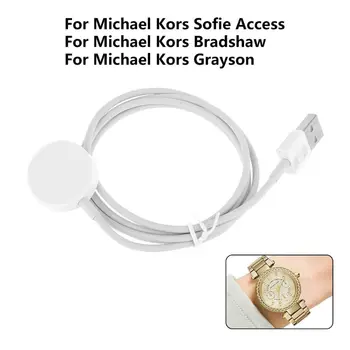 Soporte de carga de Muelle de Reloj Inteligente Cargador Cable para Michael Kors Reloj de Acceso