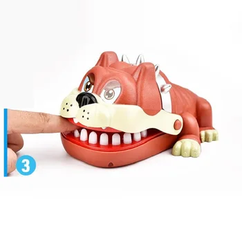 Suerte Perro Bulldog Dentista juguetes para los niños de la Familia de los juegos de la fiesta