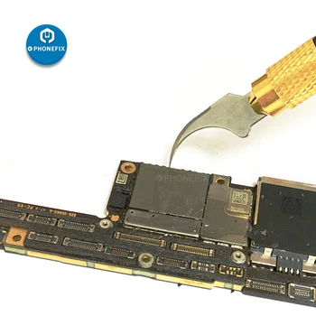 Teléfono de la CPU de la Placa base NAND de Eliminación más Grave Hoja de Cola de Limpieza de la Palanca Cuchillo Raspador para iPhone de la Placa base de la Reparación A10 A11 A12 Quitar