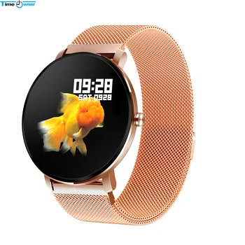TimeOwner K9 Reloj Inteligente de 1,3 pulgadas Full Touch Pedomete Inteligente de Pulsera con Monitor de Ritmo Cardíaco Pulsera Bluetooth IP68 Impermeable Reloj