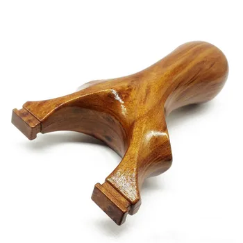 Tirachinas de la calidad de la resina tirachinas de madera de imitación de resina arco de caza de goma de la banda de la caza de katapult tiro