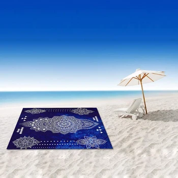 Toallas de playa, Bohemio Mandala para Colgar en Pared Tapiz Colcha Toalla de Playa de la Tabla de Manta (150x150CM, F)