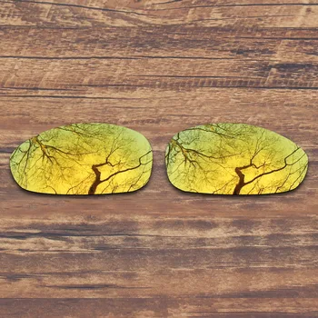 ToughAsNails Polarizado de Reemplazo de Lentes de Oakley Juliet Gafas de sol de Oro a la inversa (de Lente Única)