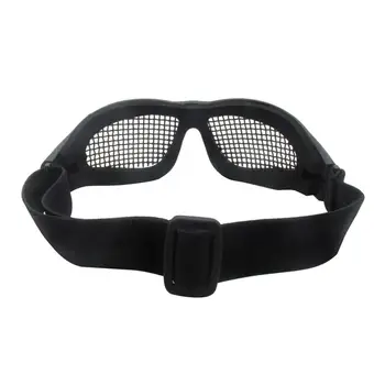 Táctica De Los Ojos Gafas De Protección De Airsoft De Seguridad De Protección De Ojo De Malla De Metal Gafas De Las Gafas De Los Hombres A La Caza De Tiro Gafas