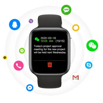 U78PLUS nuevo reloj inteligente de 1,54 pulgadas teléfono monitor de ritmo cardíaco con el ejercicio de seguimiento de hablar reloj Smartwatch Deporte para IOS, Android w34