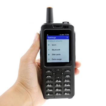 UNIWA F40 de Radio del Teléfono 4G LTE POC Telefono 7S Walkie Talkie para Android 6.0 Zello PTT GPS Terminal Móvil Dual SIM Transceptor Fm