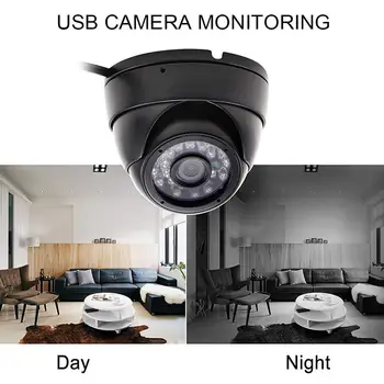 USB de Seguridad Domo de INFRARROJOS de la Videocámara MINI Cámara CCTV Video TF Tarjeta de Memoria de Almacenamiento de la Visión Nocturna del Coche Auto Registro de Conducción Grabadora DVR