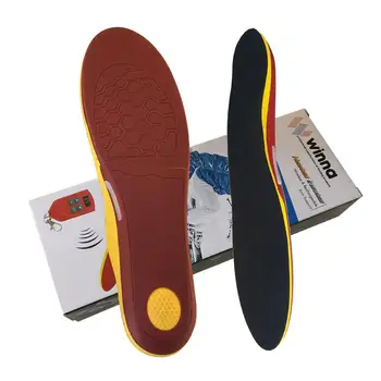 Unisex USB de Carga Eléctrica Calienta Plantillas con interruptor de control remoto inalámbrico calentador de pies para la caza, la pesca senderismo camping