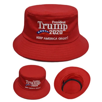 Unisex al aire libre, la Impresión de Pescadores Cap gorras CALIENTE Trump 2020 Mantener a estados unidos como Gran Nuevo Sombrero Rojo Blanco Sombrero de Cubo