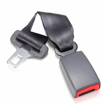 Universal 30cm 12 de Asiento de Coche del Cinturón de seguridad Cinturón de Seguridad Extensor de la Extensión de 2.1 cm Hebilla Negro, Gris, Beige Adapta a la Mayoría de los Vehículos