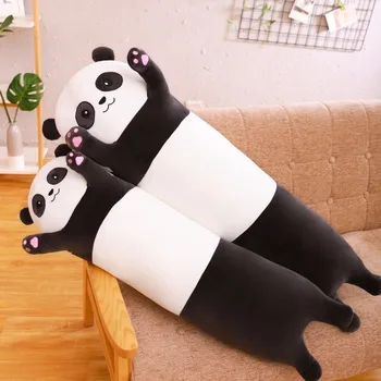 VOZRO de dibujos animados Panda Coussin Chat Enfant Cojines Decorativos Cojín Almofadas Sofá Cojines de Supervisión Gato Almofada Cojines