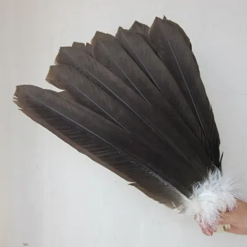 Venta 10pcs calidad natural de plumas de águila 15 a 20 pulgadas / 37-50cm de bricolaje etapa de rendimiento de la artesanía de Joyas de la decoración de recoger la Pluma