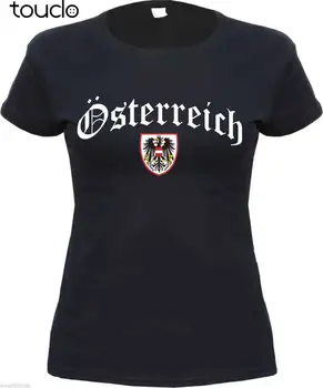 Venta caliente de la Moda de la Camiseta, Austria con Escudo de Presión de Austria de la Camiseta