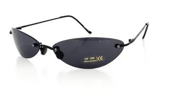 WEARKAPER Ultraligero Matriz de Morpheus Gafas de sol Steampunk Película de los hombres de las Gafas de Montura Clásica Ovalada gafas de Oculos Gafas De Sol