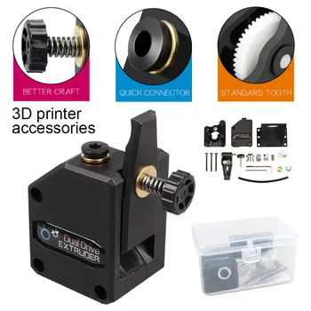 Willkey BMG Extrusora Clon de Unidad Doble Extrusor de la Impresora 3D de Piezas Actualización Bowden Extrusor de 1,75 mm de Filamento Para Impresora 3D CR10