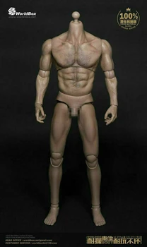 WorldBox 1/6 Hombre Cuerpo 31CM Figura Masculina Músculo Ancho de Hombro AT012 Acción de Recogida de Juguetes de Regalo