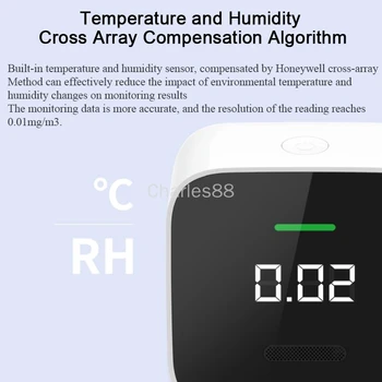Xiaomi Mijia Honeywell formaldehído monitor sensible del sensor de salud detector de gas bluetooth tiempo de espera para el mihome oficina en casa