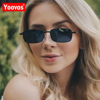 Yoovos Retro Gafas De Sol De Las Mujeres 2021 Pequeño Vintage Plaza De Gafas De Sol De Las Mujeres De La Marca Del Diseñador De Espejo De Lujo Oculos De Sol Gafas