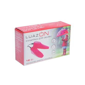 Zapato secador de LuazON LSO-02, 15 cm, indicador, 12 W, color rosa